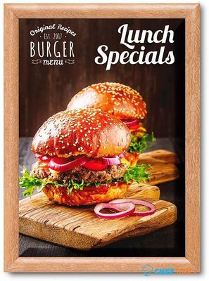 Syna 25 mm Kliklijst Rechte Hoeken A3 Hout - KRA3G25LB