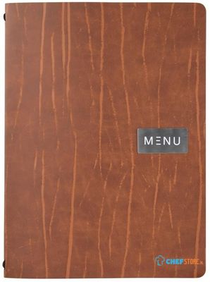 Securit Leder Serie Ruga Bonded Leather Menukaart A4 - CU926