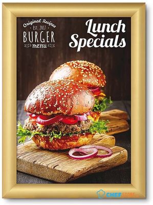 Syna 25 mm Kliklijst Rechte Hoeken A4 Goud - KRA4G25GOLD