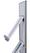 Syna Brochurerek Totem Zilver met Stalen Legplanken - BRT4S 3