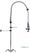 Gastro M hoge voorspoeldouche monobloc |  CY795