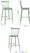 Bolero Windsor Aluminium Groene Hoge Krukken (pak van 2) - DX689 6