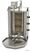 Maxima Shoarma Grill - 3 Branders - 30 Kg Vlees - Gas - 09370225