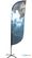 Syna Beach Flag Alu Wind 205 cm Totale Hoogte - BFAW205 3