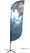 Syna Beach Flag Alu Wind 520 cm Luxe Gevoerde Tas - BFAW520-L 7