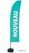 Syna Beach Flag Budget Wind Complete Set Nieuw Turqoise Frans - BFBL-WT21-17-I499