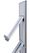 Syna Brochurerek Totem Zilver met Stalen Legplanken - BRT4S 3