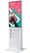 Syna DITTOTEMR43C9003ESFT Digitale Smart Line Totem Rack 6 x A4 met 43" Samsung Scherm met Touchscreen Wit