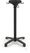 Feros 111031370 X Cross - Bartafel onderstel zwart + Moonstone HPL Tafelblad Ø70 cm 2