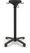 Feros 111031470 X Cross - Bartafel onderstel zwart + Riverwashed Wood HPL Tafelblad Ø70 cm 2