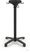 Feros 111031777 X Cross - Bartafel onderstel zwart + Teak wood HPL Tafelblad 70x70 cm 2