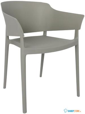 Bolero Lorenzo Caféstoelen Middengrijs (pak van 2) - DX970