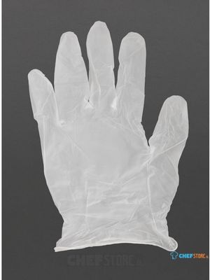 Vinyl Handschoenen | Transparant | Poedervrij | S | Vogue | Y247-S