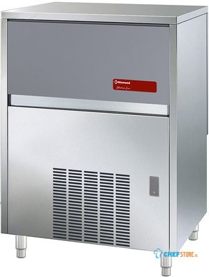 Diamond 67 kg / 24u | Volle ijsblokjes | Luchtgekoeld | RVS uitvoering | Volle ijsblokjesmachine