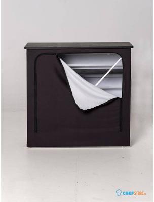 Syna Zwarte Print met Ritssluiting voor Achterzijde Counter Impress - CIM-BPZ