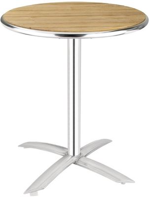 Bolero ronde tafel met kantelbaar essenhouten blad 60cm | U424