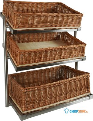 Combisteel Broodmanden Etagere 3 Hoog Breed | 7013.2300