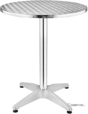 Bolero ronde RVS tafel 80cm | U426