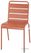 Bolero Terracotta Gelateerde Stalen Zijstoelen (4 Stuks) - CK063