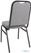 Bolero stalen banketstoel met vierkante rugleuning grijs | DA602 4