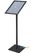 Syna Menustandaard Design Standaard Zwart 25 mm Rechte Hoeken A3 - MBA3G25C9005 2