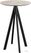 Infinity Statafel Zwart Frame + Moonstone HPL 70 cm - Essentials 120041370