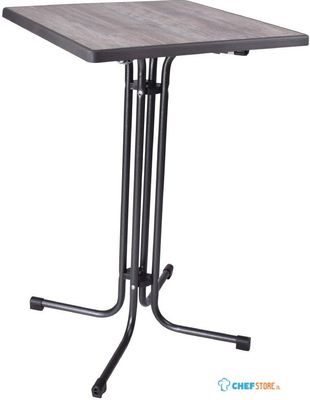 Limburg Vintage Opklapbare Statafel Vierkant 70cm - Gastronoble FT988