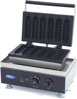 Maxima Wafelijzer - 6 Stuks - Corndog - 2 Motieven - 09374240
