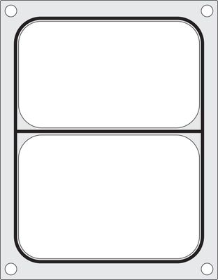 Traysealer Matrix, Twee-Delige Container 227x178 mm - Hendi 805596 1
