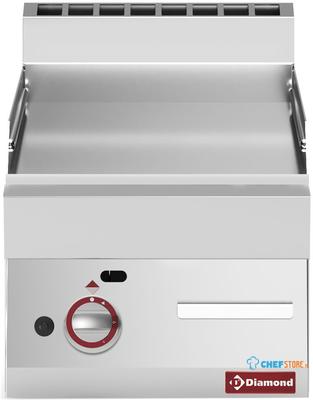 Bakplaat Op Gas Met Vlakke Plaat -Top- - Diamond G65/PL4T-N 1