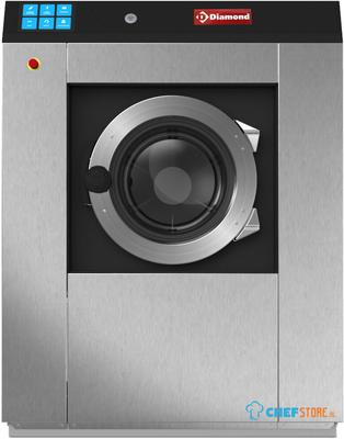Diamond DLW32-TS/N Industriële wasmachine met super centrifuge 32 kg "RVS"