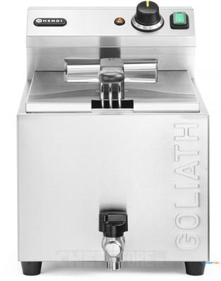 Friteuse XL met Aftapkraan HENDI GOLIATH, HENDI, 10L, 400V/10200W, 300x585x(H)392mm - 209431