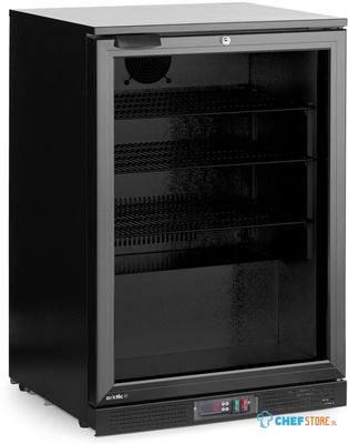 Arktic 236864 Backbar Koelkast – Enkeldeurs, , 105L, Zwart, 220-240V/120W, 600x530x(H)870mm