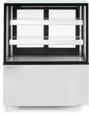 Koelvitrine 300L-121cm(h) | 2 schappen | Wielen | Arktic 233337
