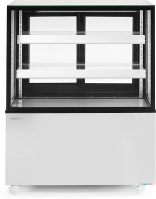 Koelvitrine 300L-121cm(h) | 2 schappen | Wielen | Arktic 233337