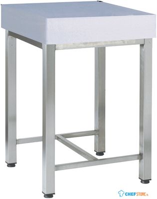 Hakblok op poten | in polyethyleen | 500x500 mm | CIT5-BN | Diamond 1