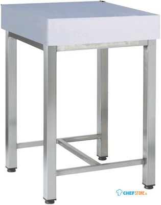 Hakblok op poten | in polyethyleen | 500x700 mm | CIT7-BN | Diamond 1