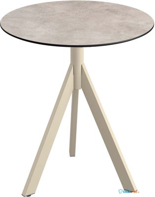 Essentials Infinity Tripod Terrastafel Zand Frame + Moonstone HPL 70 cm - 140031370