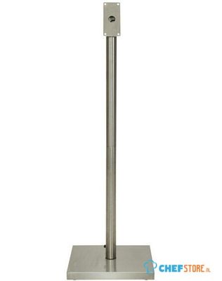 Securit RVS Gekleurde LED's 4xA4 Informatiedisplay Met Mast & Voet - CX075