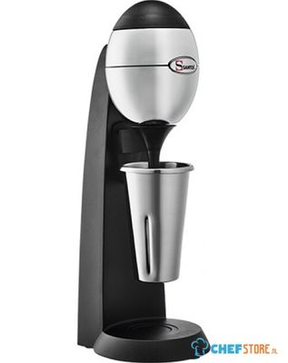 Milkshaker 0.67L - 2 Bekers (RVS+PC), 3 roerstaven - Santos DRINK MIXER #54