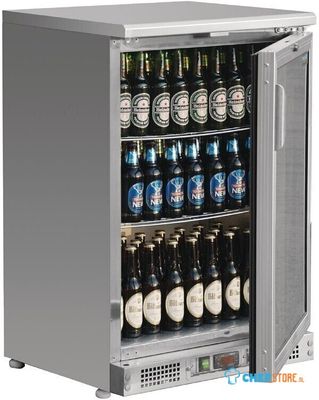 Polar | Gekoelde bardisplay | RVS | 104 flesjes | CE205