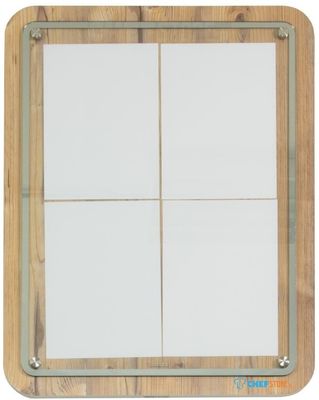 Securit Zwart Staal Witte LED's 8xA4 Informatiedisplay Met Paal En Voet - CX073