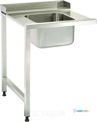 Maxima Spoeltafel - 120 X 75 cm - Aanvoer Vaatwasser Links - incl. Wasbak - 09201033