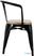 Bolero HZ804 Bistro Curve Armstoelen met Houten Zitting Zwart (4 stuks) 3