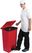 Rubbermaid Step-On Pedaalemmer Rood 87L - Rubbermaid L629 5
