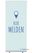 Syna Roll-Banner Budget 85 Complete Set hier Melden Blauw Nederlands - RBB085LSFI354