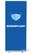 Syna Roll-Banner Budget 85 Complete Set Mondkapje Verplicht Blauw Duits - RBB085LSFI604