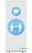 Syna Roll-Banner Budget 85 Complete Set Mondkapje en 1,5 Meter Afstand Wit - RBB085LSFI620
