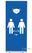 Syna Roll-Banner Budget 85 Complete Set Mondkapje en 1 Meter Afstand Blauw - RBB085LSFI621