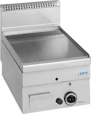SARO Gas Grillplaat Glad Tafelmodel 400x600 Model GFT46L - 504-1125 1